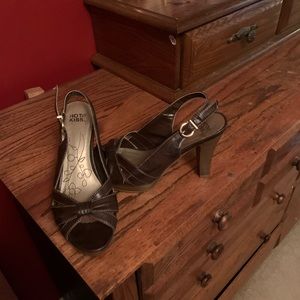Open toe heels